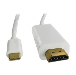 Kabel QOLTEC 50414 DisplayPort Alternate mode USB 3.1 CM / HDMI AM 4Kx2K 1m