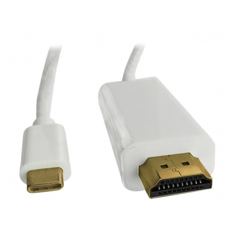 Kabel QOLTEC 50414 DisplayPort Alternate mode USB 3.1 CM / HDMI AM 4Kx2K 1m