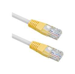 Kabel QOLTEC 50360 krosowy UTP CAT5 10m biały