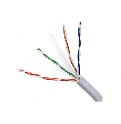 Kabel QOLTEC 50359 sieciowy skrętka UTP CAT6 305m PVC szary
