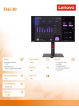 Lenovo Monitor 23.8 ThinkVision T24i-30 63CFMATXEU 