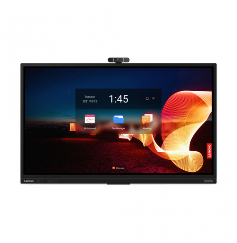 LENOVO ThinkVision T75 75inch IPS UHD 16:9 60Hz 400 cd/m2 8ms 4xHDMI DP VGA AV USB-C USB-B RJ45 Bluetooth Camera