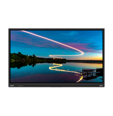 LENOVO ThinkVision T86 86inch VA UHD 16:9 60Hz 400 cd/m2 8ms 4xHDMI DP VGA AV USB-C USB-B, RJ45 Bluetooth Camera