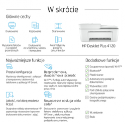 Urządzenie wielofunkcyjne HP DeskJet Plus 4120 All-in-One