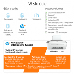 Urządzenie wielofunkcyjne HP DeskJet 2720e