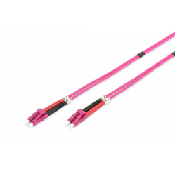 Kabel DIGITUS krosowy - OM2 50/125 LC 10m pomarańczowy