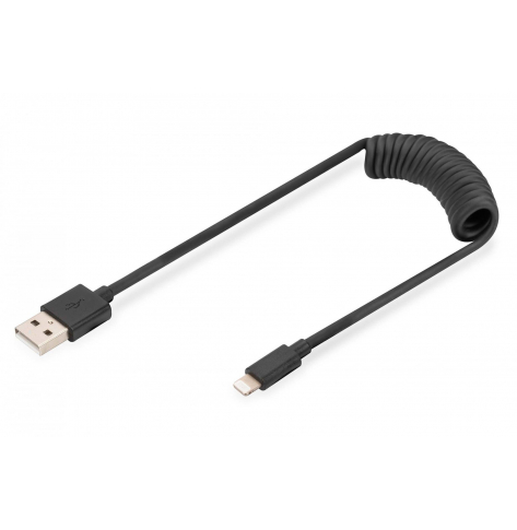 Kabel DIGITUS USB A to Lightning Spring MFI C89 TPU USB 2.0 PD20W Max
