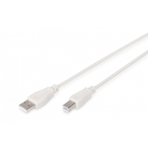 Kabel ASSMANN USB2.0 3m USB A to USB B beige bulk