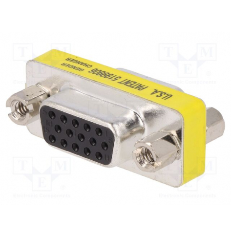 Kabel DIGITUS Adapter VGA Typ DSUB15/DSUB15 z/z