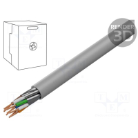Kabel DIGITUS CAT 6A U-FTP 305 m AWG 27/7 LSZH simplex szary