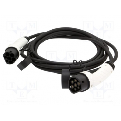 Kabel DIGITUS EV zasilający przedłużający trzy fazy 400V 16 A 7.5m Type 2 to Type 2