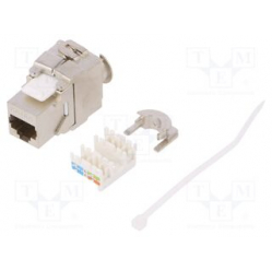 Kabel GEMBIRD PP6A-LSZHCU-W-1M RJ45 cat.6A SFTP LSZH 1m biały