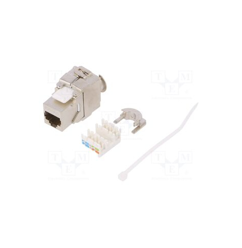 Kabel GEMBIRD PP6A-LSZHCU-W-1M RJ45 cat.6A SFTP LSZH 1m biały