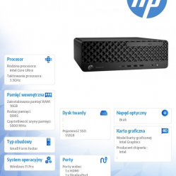 Komputer HP ProDesk 4 SFF G1i Ultra 5-225 16GB 512GB W11P 1YW