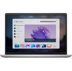 Laptop DELL 14 DC14255 14 FHD Ryzen AI 7 350 16GB 1TB SSD BK W11P 3YPS Platinum Silver Metal