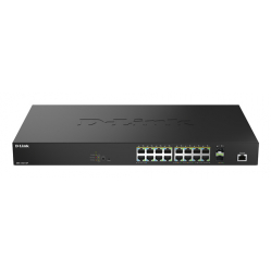 Switch D-LINK 16 Ports 2.5Gbps PoE9 0W+ 2 Ports 10G SFP+ Smart Managed