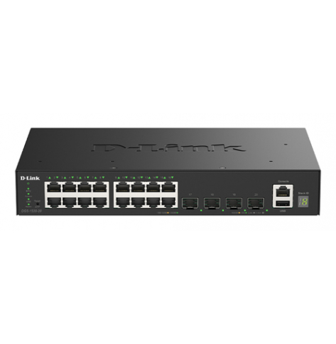 Switch D-LINK 16 Ports GE + 4 Ports 10G SFP+ Smart Managed