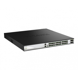 Switch D-LINK 24 Ports 10G PoE 60W + 4 Ports 25G SFP28 Managed es 790W