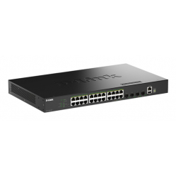 Switch D-LINK 24 Ports GE PoE 30W + 4 Ports 10G SFP+ Smart Managed 370W