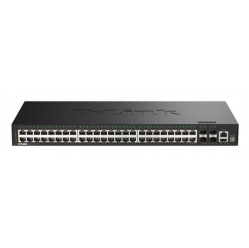 Switch D-LINK 48 Ports GE + 4 Ports 10G SFP+ Smart Managed