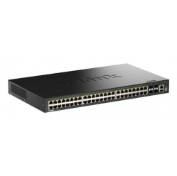 Switch D-LINK 48 Ports GE PoE 30W + 4 Ports 10G SFP+ Smart Managed 370W