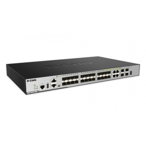 Switch D-LINK DGS-3630-28SC SI E 28-Port Layer 3 Fiber Gigabit Stack SI
