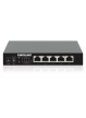 Switch INTELLINET 5-Port 2.5G Ethernet PoE+ 4x PSE PoE+ Ports 10 100 1000 2500 Mbps 55W PoE Power Budget Unmanaged Wall-mount Option