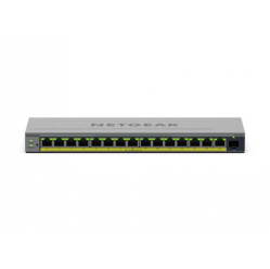 Switch NETGEAR 16PT GB PLUS W POE+ GS116EPP