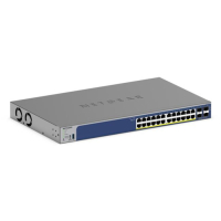 Switch NETGEAR 24P GE POE+ Smart W 10G SFP+ GS728TXPV3