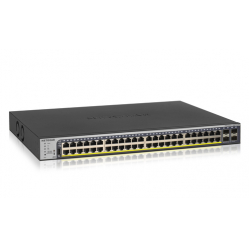 Switch NETGEAR 52port GE POE+ Smart Managed Pro W Cloud Management W 1-Year Of Insight Subscription Gs752Tp