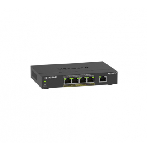 Switch NETGEAR 5PT GE Unmanages W POE+ GS305P