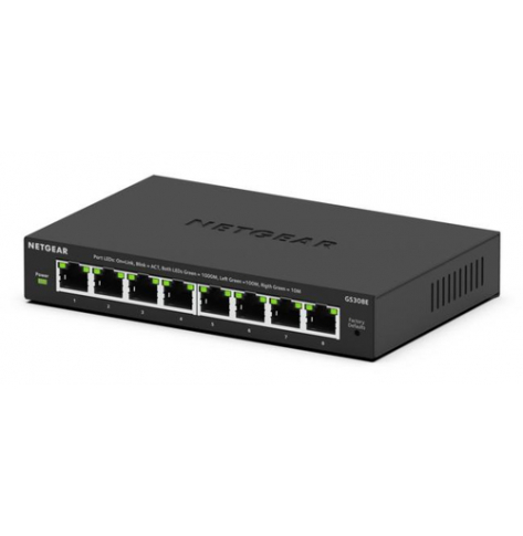 Switch NETGEAR 8Port Gigabit Plus GS308E