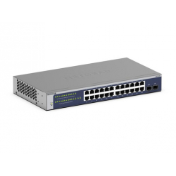 Switch NETGEAR GS724T 24 Port Gigabit Smart 2x combo copper SFP Ports Insight Remote Cloud management