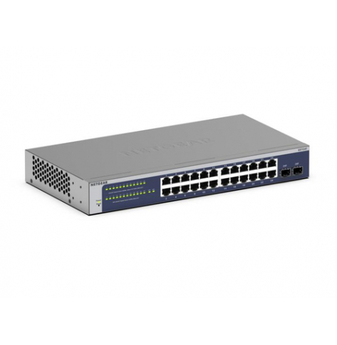 Switch NETGEAR GS724T 24 Port Gigabit Smart 2x combo copper SFP Ports Insight Remote Cloud management