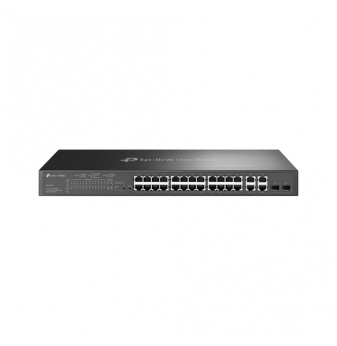 Switch TP-LINK Omada 24-Port 10 100 Mbps + 4-Port Gigabit Smart with 24-Port PoE+