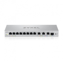 Switch ZYXEL XGS1250-12 v2 12-Port Gigabit webmanaged Desktop with 8 port 1G + 3-Port MultiGig 1 2.5 5 10G + 1-Port SFP+