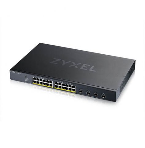 Switch ZYXEL XGS1935-28HP 28 Port Smart Managed PoE 24x Gigabit PoE and 4x10G SFP+ hybrid mode standalone or NebulaFlex Cloud 375W