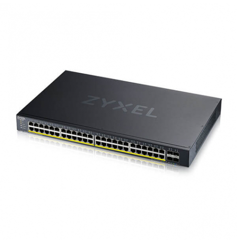 Switch ZYXEL XGS1935-52HP 52 Port Smart Managed PoE 48x Gigabit PoE and 4x10G SFP+ hybrid mode standalone or NebulaFlex Cloud 375W