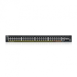 Switch ZYXEL XGS2220-54HP L3 Access 600W PoE 40xPoE+ 10xPoE++ 48x1G RJ45 2x10mG RJ45 4x10G SFP+ Uplink incl. 1Year NebulaFlex Pro