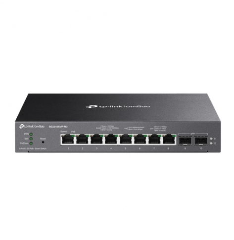 Switch TP-LINK Omada 8-Port 2.5GBASE-T and 2-Port 10GE SFP+ Smart with 8-Port PoE+