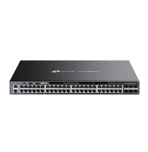 Switch TP-LINK Omada 48-Port Gigabit Stackable L3 Managed PoE+ with 6 10GE SFP+ Slots