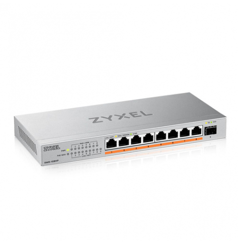 Switch ZYXEL XMG-108 8 Ports 2 5G + 1 SFP+ 8 ports 100W total PoE++ Desktop MultiGig unmanaged
