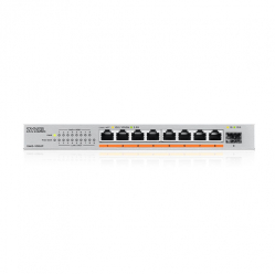 Switch ZYXEL XMG-108 8 Ports 2 5G + 1 SFP+ 8 ports 100W total PoE++ Desktop MultiGig unmanaged