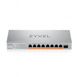 Switch ZYXEL XMG-108 8 Ports 2 5G + 1 SFP+ 8 ports 100W total PoE++ Desktop MultiGig unmanaged