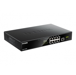 Switch D-LINK 8 Gigabit PoE PoE+ ports And 1 Gigabit port And 1 SFP port Metallic 125W PoE budget
