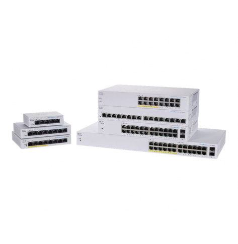 Switch CISCO CBS110 Unmanaged 16-port GE Partial PoE REMANUFACTURED