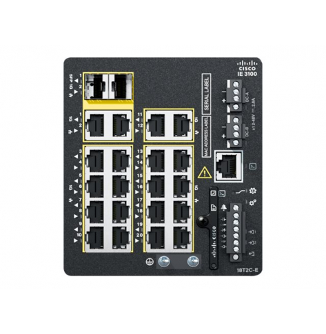 Switch CISCO IE3100 w 18GE Copper 2GE Combo Fixed sys Network Essentials