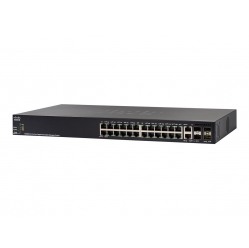 Switch CISCO SG350X-24 24-port Gigabit Stackable REMANUFACTURED