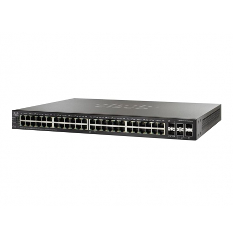 Switch CISCO SG350X-48P 48-port GB POE Stackable REMANUFACTURED