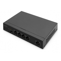 DIGITUS 4+1 Port Ethernet Unmanaged PoE 4 Port PoE MDI MDIX IEEE802af,at